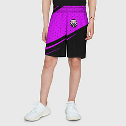 Шорты детские The Witcher geometry, цвет: 3D-принт — фото 2