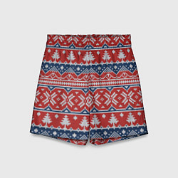 Детские шорты New year pattern