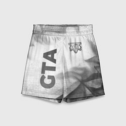 Детские шорты GTA - white gradient вертикально