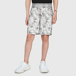 Шорты детские Ёлка с шишками в рождественский мороз, цвет: 3D-принт — фото 2