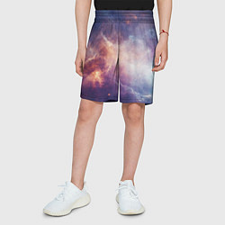Шорты детские Туманности космоса, цвет: 3D-принт — фото 2