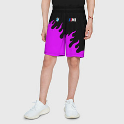 Шорты детские BMW flame, цвет: 3D-принт — фото 2