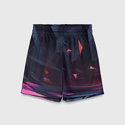 Шорты детские Абстрактный вихрь, цвет: 3D-принт