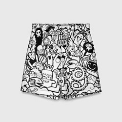 Шорты детские Каляки маляки, цвет: 3D-принт