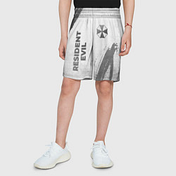 Шорты детские Resident Evil - white gradient вертикально, цвет: 3D-принт — фото 2
