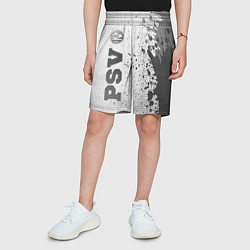 Шорты детские PSV - white gradient по-вертикали, цвет: 3D-принт — фото 2