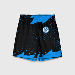 Шорты детские Schalke 04 fc blue color, цвет: 3D-принт