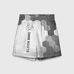 Шорты детские Elden Ring - white gradient по-вертикали, цвет: 3D-принт