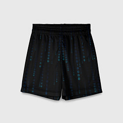 Детские шорты Color black blue