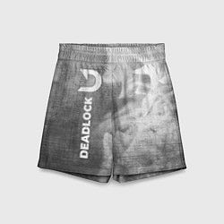 Шорты детские Deadlock - grey gradient по-вертикали, цвет: 3D-принт