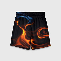 Шорты детские The color is fire orange, цвет: 3D-принт