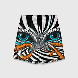 Шорты детские Глаз и щупальца, цвет: 3D-принт