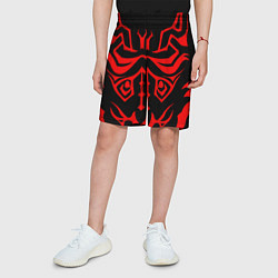 Шорты детские Тату ситха, цвет: 3D-принт — фото 2
