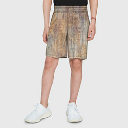Шорты детские Стимпанк элементы, цвет: 3D-принт — фото 2