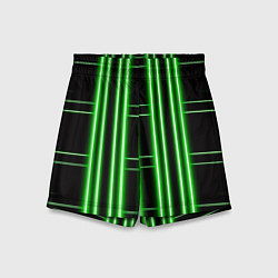 Шорты детские Neon green, цвет: 3D-принт
