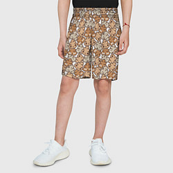 Шорты детские Какашки, цвет: 3D-принт — фото 2