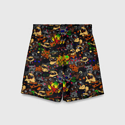 Шорты детские Paw, цвет: 3D-принт