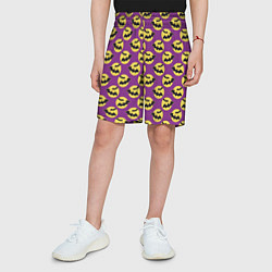 Шорты детские Паттерн с летучими мышами, цвет: 3D-принт — фото 2