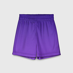 Шорты детские The color is purple, цвет: 3D-принт
