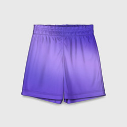 Шорты детские Color purple gradient, цвет: 3D-принт