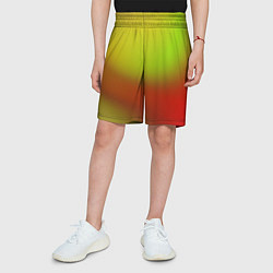 Шорты детские Color multicolored gradient, цвет: 3D-принт — фото 2