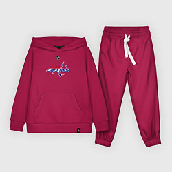 Костюм хлопковый детский Washington Capitals: Ovechkin 8, цвет: маджента