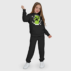 Костюм хлопковый детский Crash Minecraft, цвет: черный — фото 2