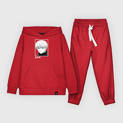 Костюм хлопковый детский Кен Канеки, цвет: красный