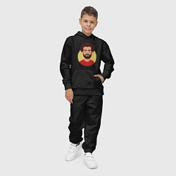 Костюм хлопковый детский Салах Ливерпуль, цвет: черный — фото 2