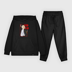 Костюм хлопковый детский МАЙКИ - САНО МАНДЗИРО ТОКИЙСКИЕ МСТИТЕЛИ, цвет: черный