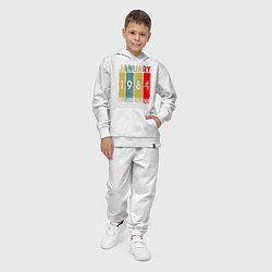 Костюм хлопковый детский 1984 - Январь, цвет: белый — фото 2