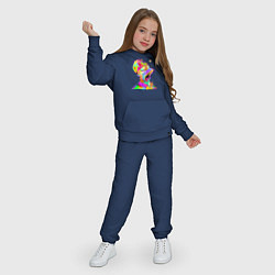 Костюм хлопковый детский Гомер Симпсон - стилизация - color, цвет: тёмно-синий — фото 2
