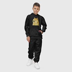 Костюм хлопковый детский Пёсик Доге, цвет: черный — фото 2