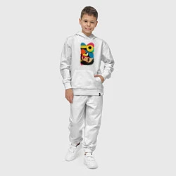 Костюм хлопковый детский Поп-арт в стиле Пабло Пикассо, цвет: белый — фото 2