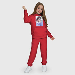 Костюм хлопковый детский Мировой красавчик Джин, цвет: красный — фото 2