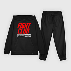 Костюм хлопковый детский Fight club boxing, цвет: черный