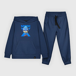 Костюм хлопковый детский Funko pop Sonic, цвет: тёмно-синий