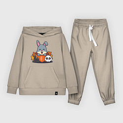 Костюм хлопковый детский Rabbit halloween, цвет: миндальный