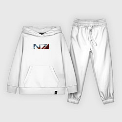 Костюм хлопковый детский Mass Effect N7 -Shooter, цвет: белый