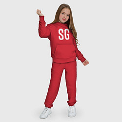 Костюм хлопковый детский SG - BTS, цвет: красный — фото 2