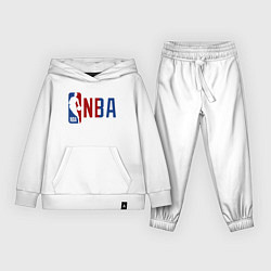 Костюм хлопковый детский NBA - big logo, цвет: белый
