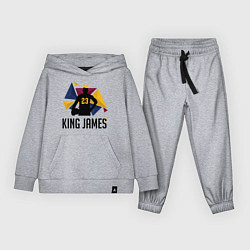 Костюм хлопковый детский King James 23, цвет: меланж