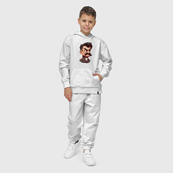 Костюм хлопковый детский Сталин мультяшный, цвет: белый — фото 2