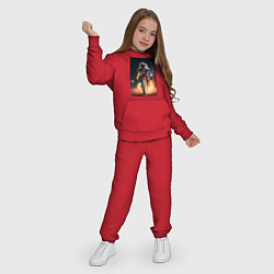 Костюм хлопковый детский Брутальный астронавт, цвет: красный — фото 2