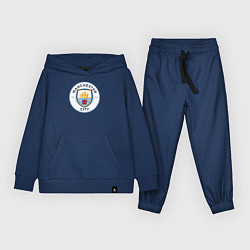 Костюм хлопковый детский Manchester City FC, цвет: тёмно-синий