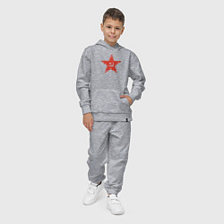 Костюм хлопковый детский USSR star, цвет: меланж — фото 2