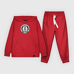 Костюм хлопковый детский Juventus club, цвет: красный