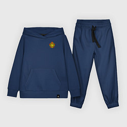 Костюм хлопковый детский Орден отличника погранвойск - мини, цвет: тёмно-синий