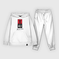 Костюм хлопковый детский Muhammad Ali boxer, цвет: белый