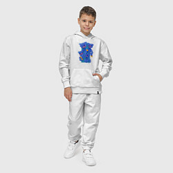 Костюм хлопковый детский Компания Хагги Вагги, цвет: белый — фото 2
